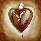 Love Canvas Paintings - Shades of Love - Chocolate